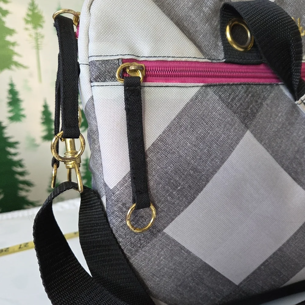 Skechers Gray and Black Women's Messenger Bag